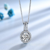 Round Zircon Gemstone Necklace