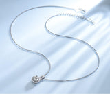 Round Zircon Gemstone Necklace