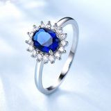 Oval Sapphire Gemstone Ring
