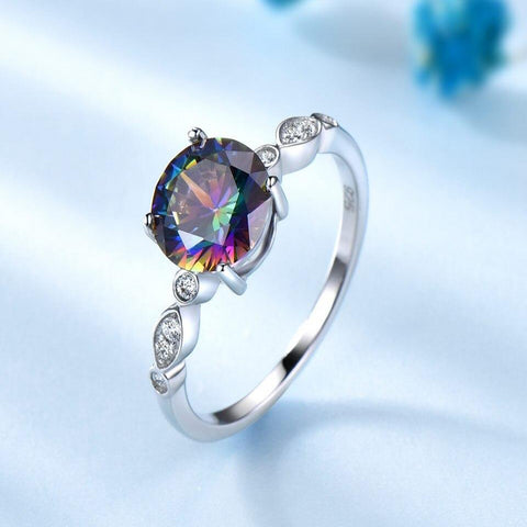 Mystic Topaz Gemstone Ring