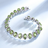 18.9ct Natural Peridot Gemstone Bracelet