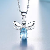 Sky Blue Topaz Gemstone Necklace