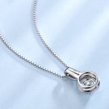 Round Zircon Gemstone Necklace