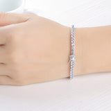 Sky Blue Topaz Gemstone Bracelet