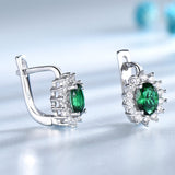 Emerald  Gemstone Earrings