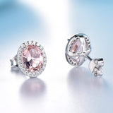 Pink Sapphire Earrings