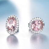 Pink Sapphire Earrings