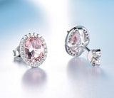 Pink Sapphire Earrings