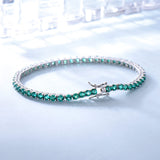 Emerald Gemstone Bracelet