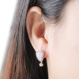 Water Drop Opal Gemstone Earrings
