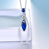 Blue Gemstone Necklace